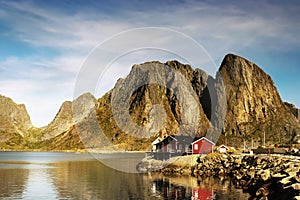 Norway, Nature Fjord Coast Mountain Landscape