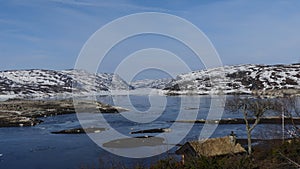 Norway nature and lakes with ice!