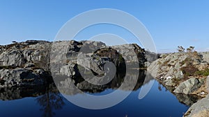 Norway nature near by Preikestolen