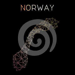 Norway network map.