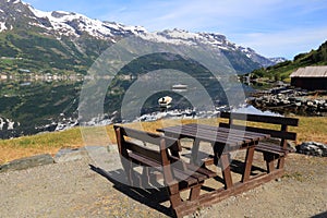 Norway picnic table