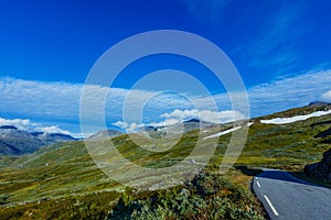 Norway road landscape