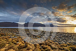 Norway rocky beach