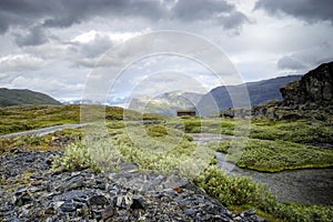 Norway, rocky mountains.