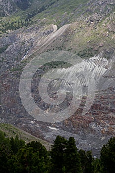 Norway spruce forest and alpine geology