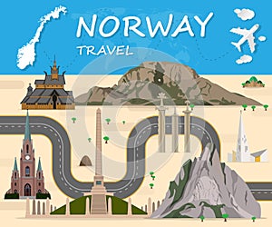 Norway travel background Landmark Global Travel And Journey Info