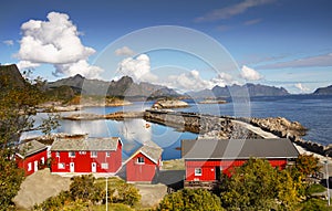 Norway, Vacation Cottages, Coast mountain Landscape