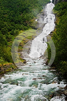 Norway waterfall.