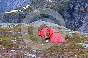 Norway wilderness camping