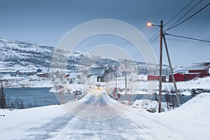 Norway in winter - trip to the island Kvaloya