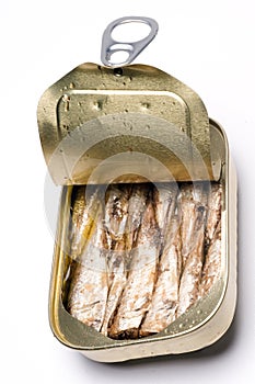 Norwegian brisling sardines in can