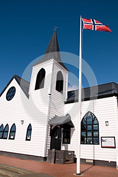 Norwegian Church at Cardiff Bay