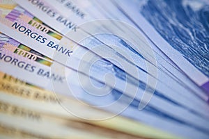 Norwegian Crone Banknote photo