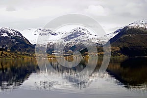 Norwegian fiord photo