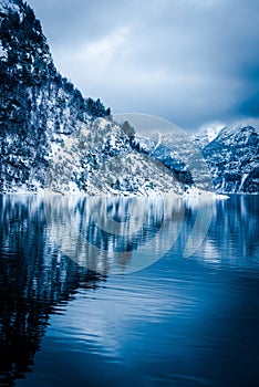 Norwegian Fjords in winter