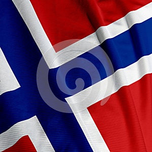Noruego bandera detallado 