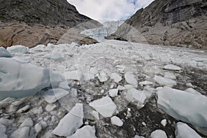 Norwegian glacier Jostedalsbreen photo