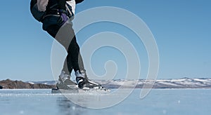 Norwegian hiking skates.