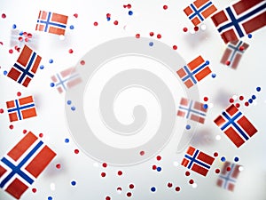 Norwegian independence day, Constitution day, may 17. holiday of freedom, victory and memory. concept of patriotism and faith.