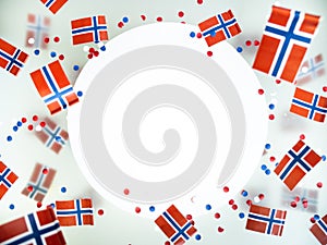 Norwegian independence day, Constitution day, may 17. holiday of freedom, victory and memory. concept of patriotism and faith.