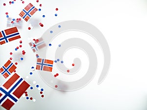 Norwegian independence day, Constitution day, may 17. holiday of freedom, victory and memory. concept of patriotism and faith.