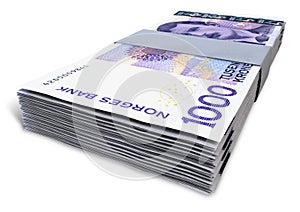 Norwegian Krone Notes Bundles photo