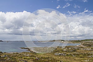 Norwegian landscape on the Atlantic road