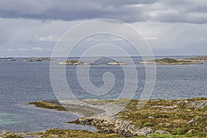 Norwegian landscape on the Atlantic road