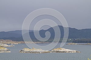 Norwegian landscape on the Atlantic road