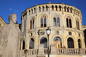 Norwegian parliament , Oslo, Norway