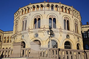 Norwegian parliament , Oslo, Norway