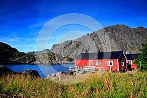 Norwegian red houses