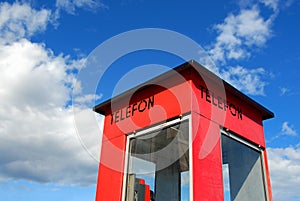 Norwegian telephone box