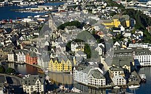 Norwegian town Alesund