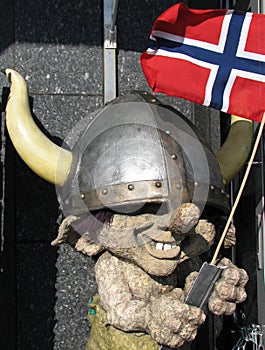 Norwegian viking troll