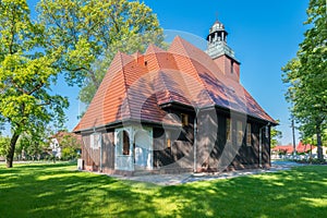 Norwegian wooden church in Krzesiny - Poznan