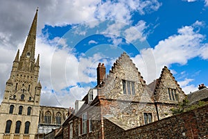 Norwich Cathderal in Norfolk England East Anglia photo