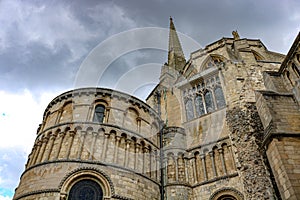 Norwich Cathedral in Norfolk England East Anglia