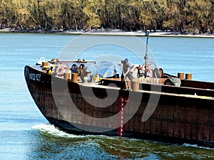 Spring Cleaning on the Barge