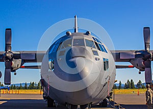 Nose Of Large Cargo Plane