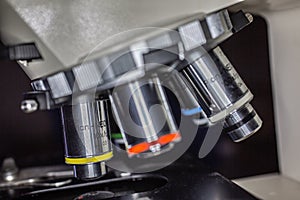 Nosepiece of a microscope