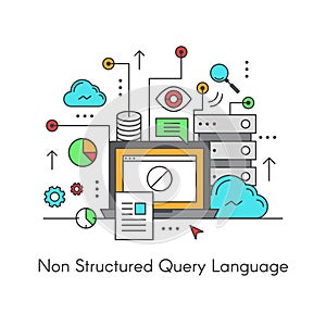 NoSQL Non Relational Structured Query Language photo