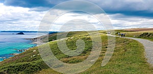 Noss Mayo - Blackstone Point - Warren Cottage - Gara Point - Above Cellar Beach