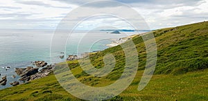 Noss Mayo - Blackstone Point - Warren Cottage - Gara Point - Above Cellar Beach