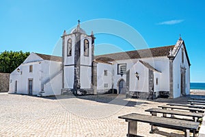 Nossa Senhora da Assuncao Church, Cacela Velha, Eastern Algarve, Portugal.