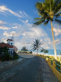 Nossa Senhora de Lourdes Chapel on Outeiro in Ilheus, Bahia, Brazil photo