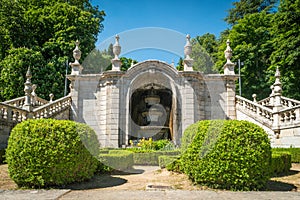 Nossa Senhora dos Remedios Church, Lamego, Tras-Os-Montes, Portugal photo