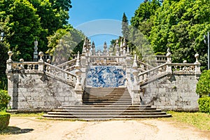 Nossa Senhora dos Remedios Church, Lamego, Tras-Os-Montes, Portugal photo