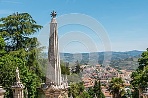 Nossa Senhora dos Remedios Church, Lamego, Tras-Os-Montes, Portugal photo