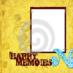 Nostalgia Scrapbook Frame background